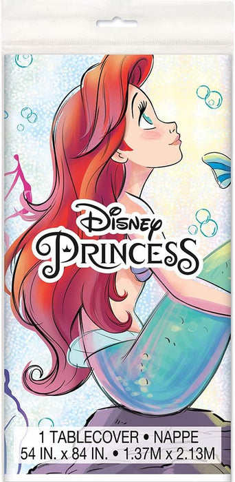 Unique Disney The Little Mermaid - Mantel rectangular de plástico para mesa, 54 x 84 pulgadas, 1 unidad - Quierox - Tienda Online