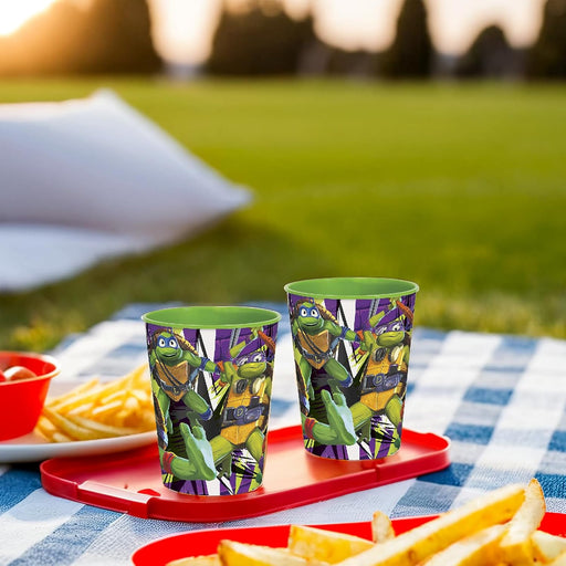 Unique Industries Teenage Mutant Ninja Turtles - Paquete de 6 Vaso de plástico para estadio, 16 onzas - Quierox - Tienda Online