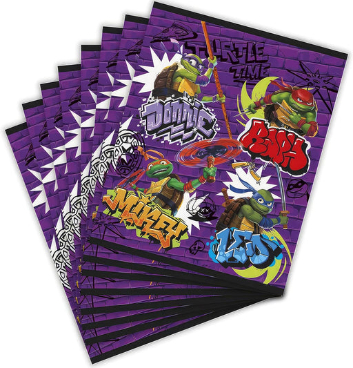 Unique TMNT Mutant Mayhem - Bolsas de botín de plástico púrpura (paquete de 8) - Quierox - Tienda Online