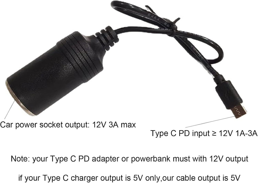 Universal 12V 3A Tipo-C a Cable Convertidor para Perro Electrónico - Quierox - Tienda Online