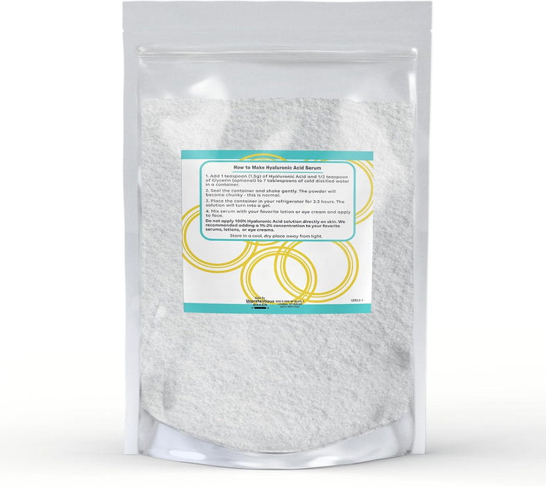 Unpretentious Polvo de ácido hialurónico (1 oz) - Quierox - Tienda Online