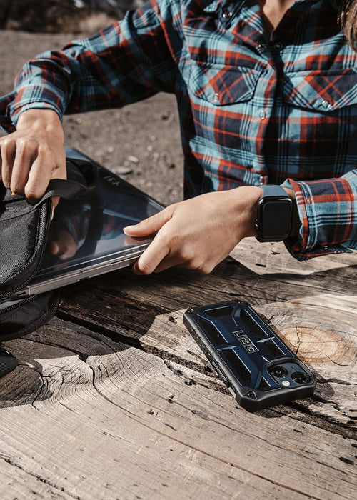 Urban Armor Gear UAG diseñado para iPhone 12 Pro Max funda azul Mallard resistente - Quierox - Tienda Online