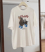 URBAN REVIVO Camiseta de manga corta con estampado de charcos para mujer - Quierox - Tienda Online