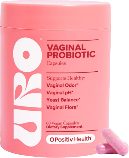 URO Vaginal Probiotics para la salud vaginal de las mujeres, equilibrio del  pH