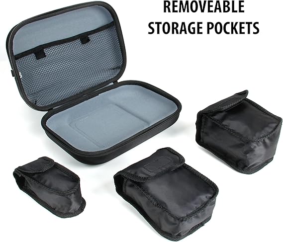 USA Gear Kit organizador de bolsa de viaje con bolsillos de almacenamiento personalizables y carcasa rígida protectora - Quierox - Tienda Online