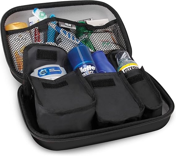 USA Gear Kit organizador de bolsa de viaje con bolsillos de almacenamiento personalizables y carcasa rígida protectora - Quierox - Tienda Online