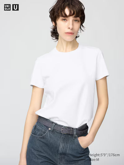 UNIQLO Camiseta de cuello redondo