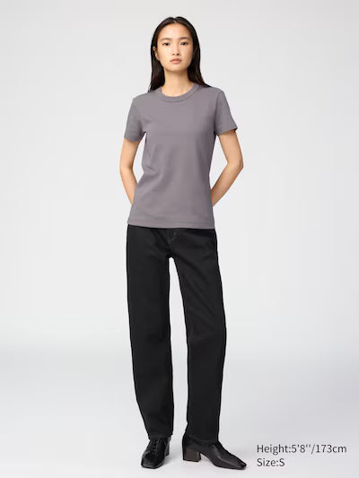UNIQLO Camiseta de cuello redondo