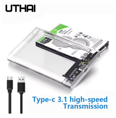 UTHAI TM05 Caja transparente tipo C Caja HDD 3,1 - Quierox - Tienda Online