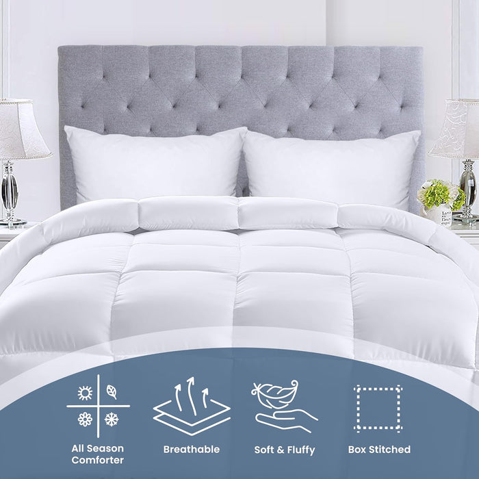 Utopia Bedding - Edredón de plumón alternativo ultrasuave, relleno de fibra siliconada - Quierox - Tienda Online