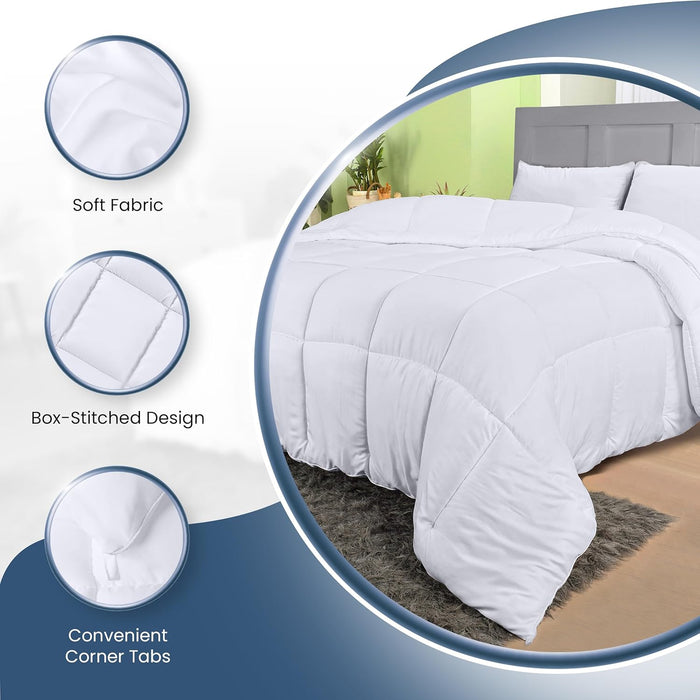 Utopia Bedding - Edredón de plumón alternativo ultrasuave, relleno de fibra siliconada - Quierox - Tienda Online