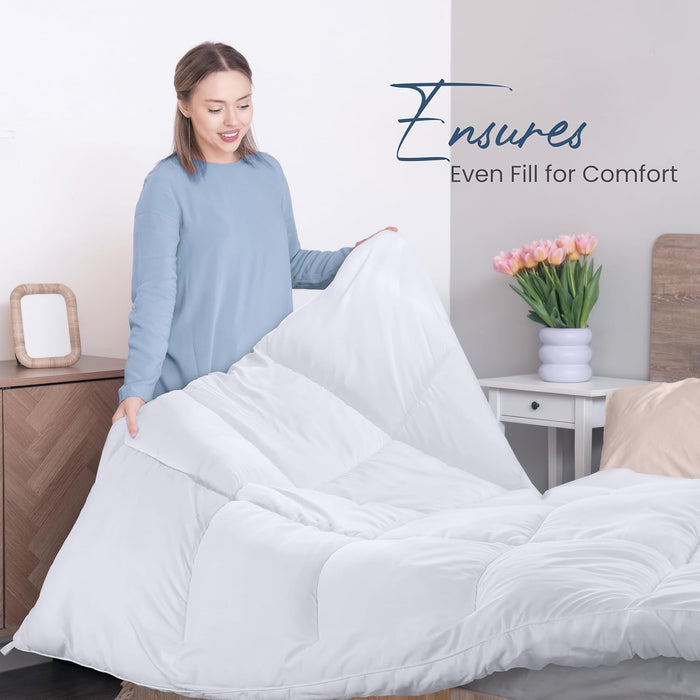 Utopia Bedding - Edredón de plumón alternativo ultrasuave, relleno de fibra siliconada - Quierox - Tienda Online
