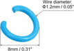 uxcell Anillos de salto abiertos, conectores coloridos - Quierox - Tienda Online