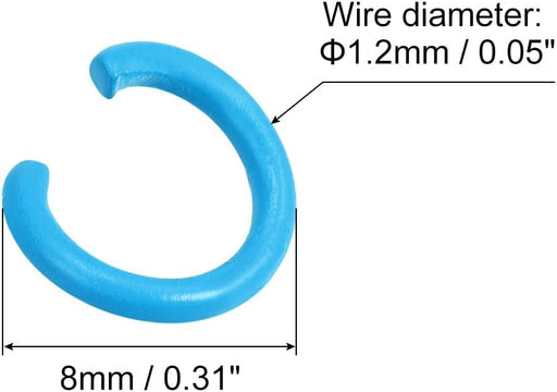 uxcell Anillos de salto abiertos, conectores coloridos - Quierox - Tienda Online