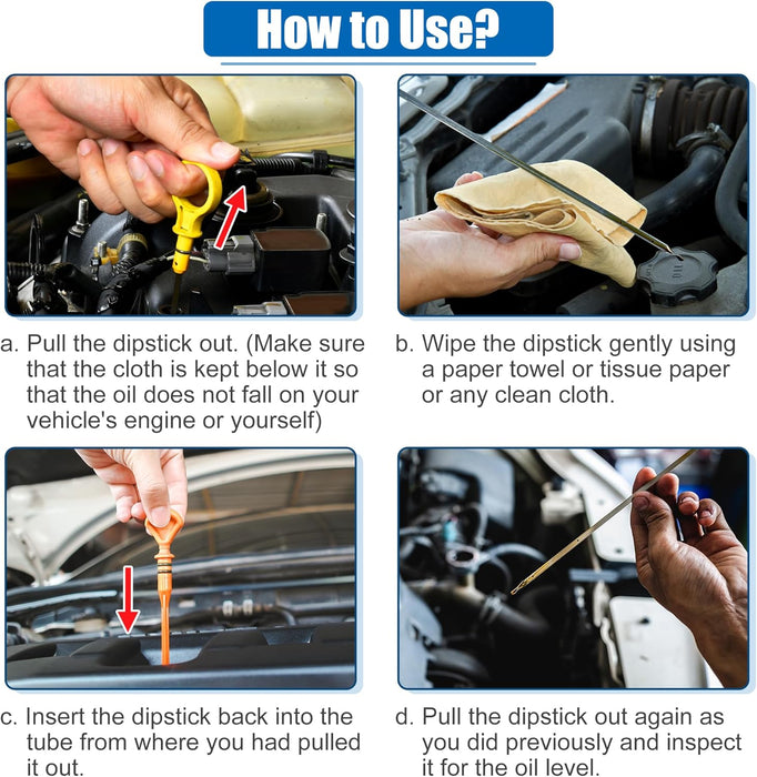 Uxcell Barra de medición de nivel de aceite del motor para Nissan Sentra - Quierox - Tienda Online