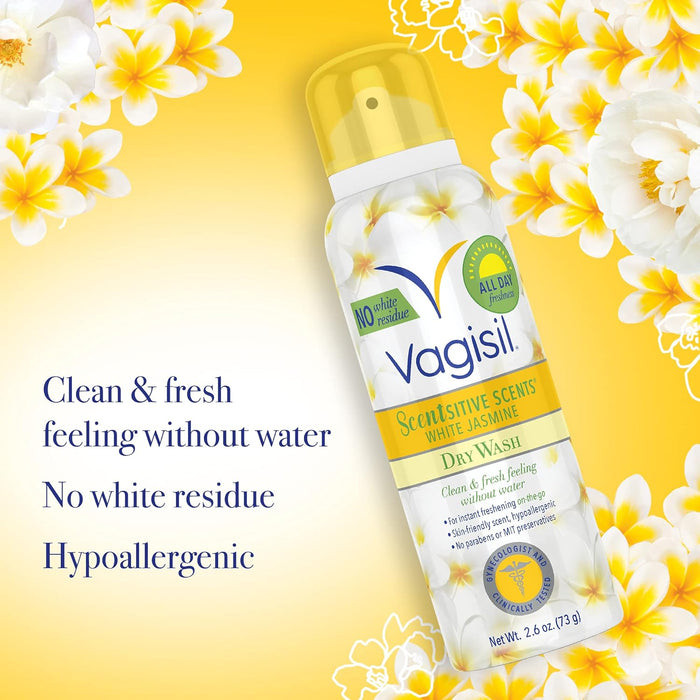 Vagisil Scentsitive Scents Desodorante íntimo en aerosol para mujer ginecológicamente probado - Quierox - Tienda Online