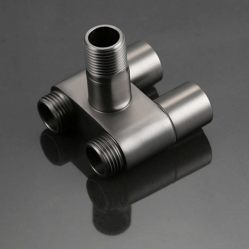 válvula de ángulo de una entrada y dos salidas - Quierox - Tienda Online