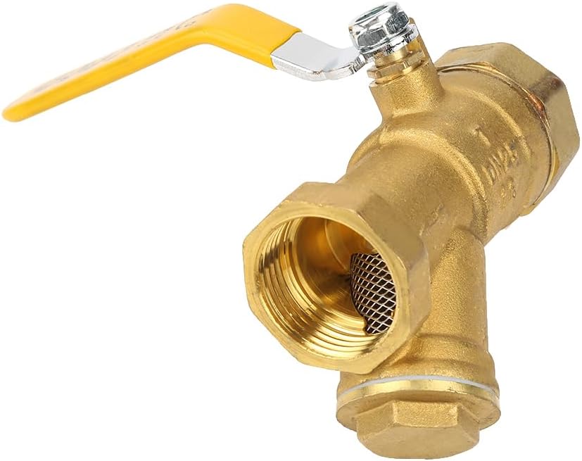 Válvula de bola, tipo Y filtro de filtro de latón válvula de bola 3/4 "rosca hembra BSPP - Quierox - Tienda Online