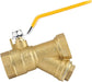 Válvula de bola, tipo Y filtro de filtro de latón válvula de bola 3/4 "rosca hembra BSPP - Quierox - Tienda Online