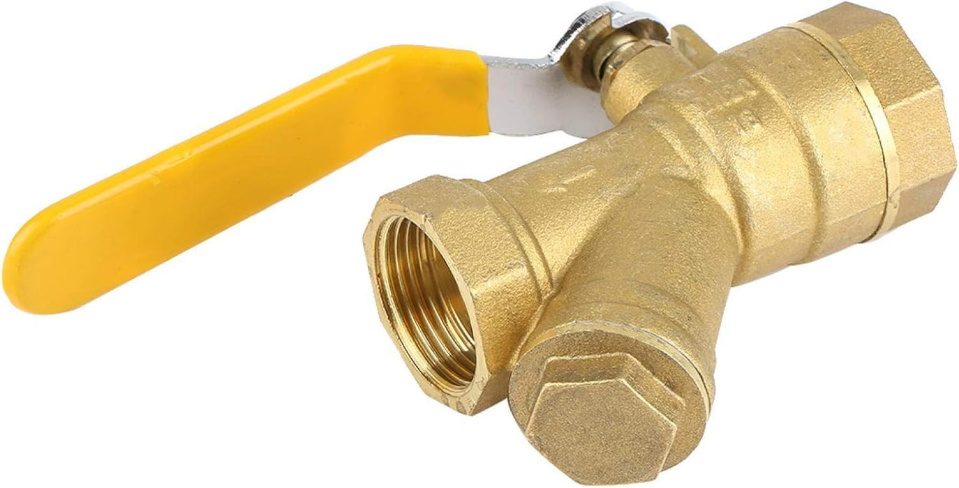 Válvula de bola, tipo Y filtro de filtro de latón válvula de bola 3/4 "rosca hembra BSPP - Quierox - Tienda Online