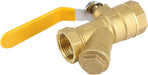 Válvula de bola, tipo Y filtro de filtro de latón válvula de bola 3/4 "rosca hembra BSPP - Quierox - Tienda Online
