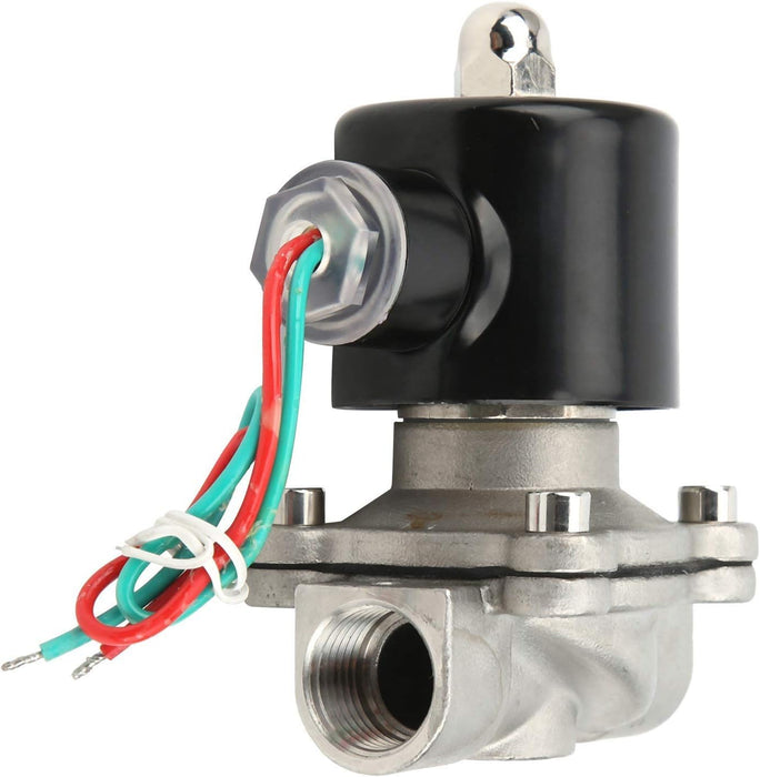 Válvula solenoide motorizada de válvula solenoide de acero inoxidable 304 - 5 - 80 ℃ - Quierox - Tienda Online