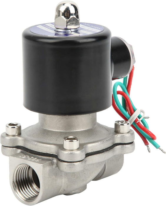 Válvula solenoide motorizada de válvula solenoide de acero inoxidable 304 - 5 - 80 ℃ - Quierox - Tienda Online