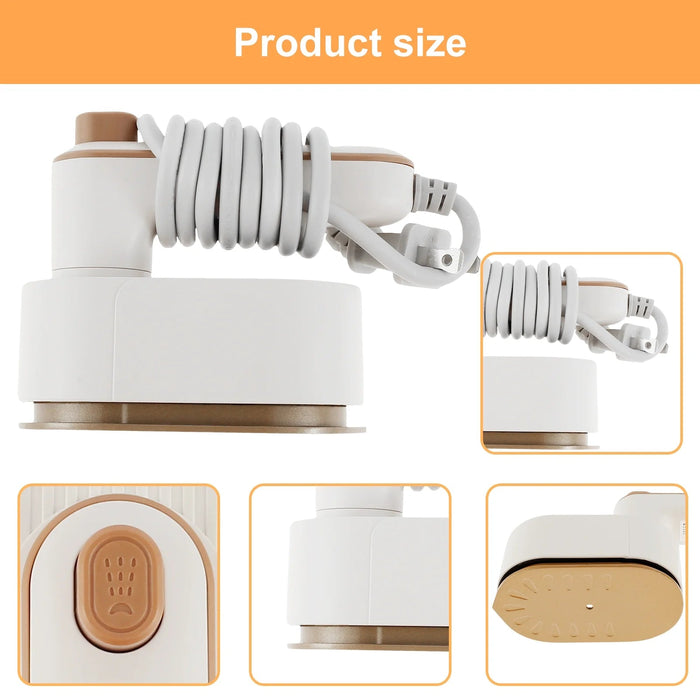 Vaporizador de Ropa de Mano, Mini Plancha de Vapor de Tela Portátil con Taza - Quierox - Tienda Online