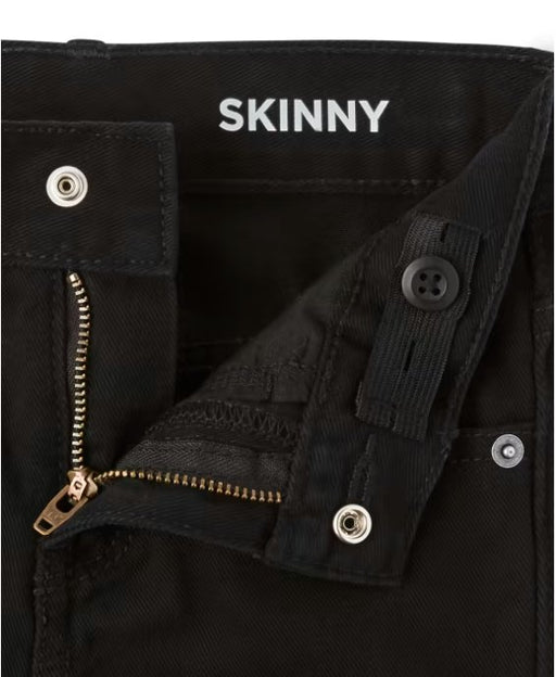 Vaqueros Pitillo Para Niños - Black Wash - Quierox - Tienda Online