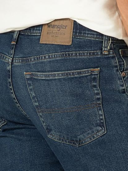 Vaqueros Wrangler Authentics Comfort Flex de corte relajado para hombre - Quierox - Tienda Online