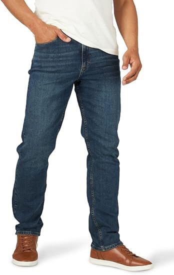 Vaqueros Wrangler Authentics Comfort Flex de corte relajado para hombre - Quierox - Tienda Online