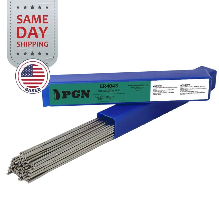 Varilla de soldadura de aluminio ER4043 10 - lbs 3/32" x 16" - Varilla de llenado TIG - Quierox - Tienda Online