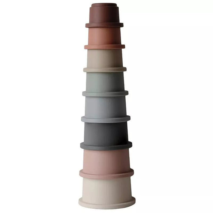 Vasos apilables de juguetes de baño Mushie - Quierox - Tienda Online
