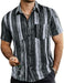 VATPAVE Camisas de verano para hombre a rayas, estilo playero, con bolsillo - Quierox - Tienda Online