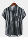 VATPAVE Camisas de verano para hombre a rayas, estilo playero, con bolsillo - Quierox - Tienda Online
