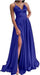 Vestido de baile de gala de satén formal de noche - Quierox - Tienda Online