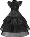 Vestido de disfraz negro para niñas, vestido de fiesta de cosplay con accesorios - Quierox - Tienda Online