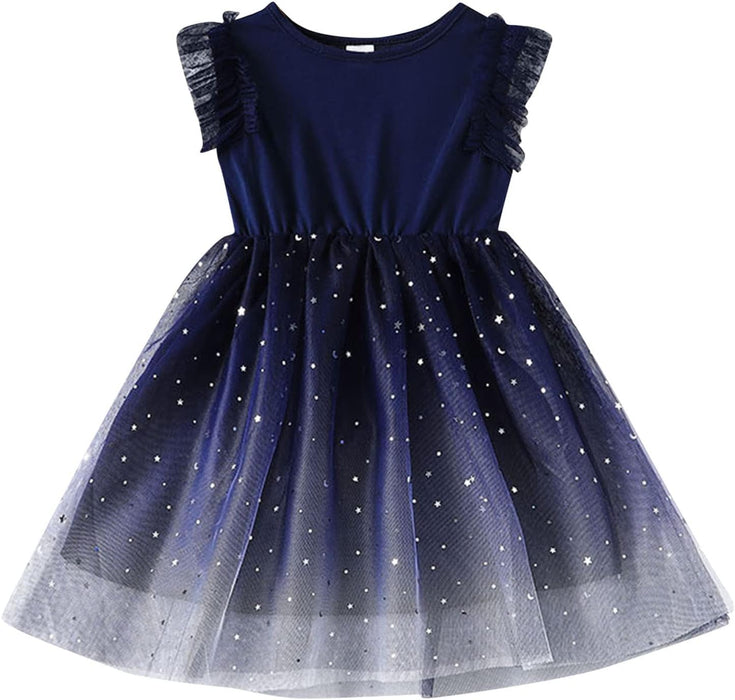 Vestido de malla para niñas, vestido de lentejuelas para niñas - Quierox - Tienda Online