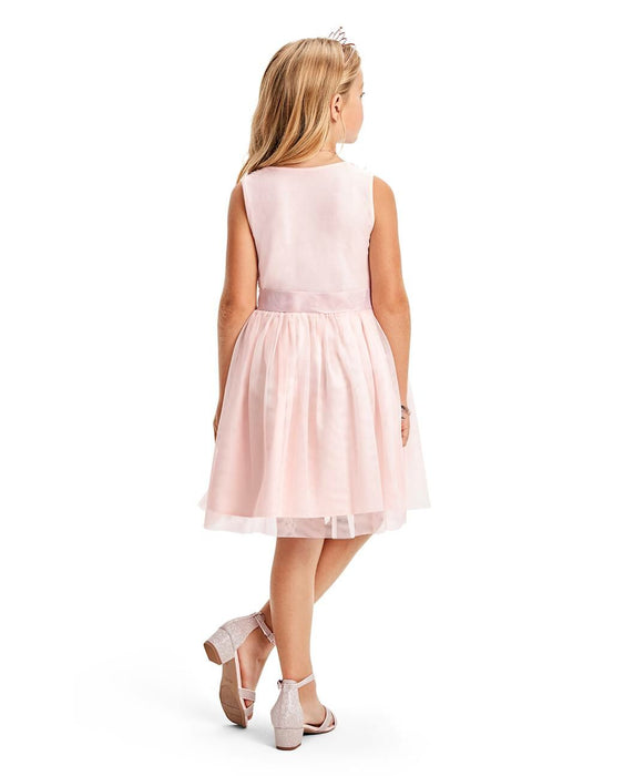 Vestido De Punto A Tejido Con Paillette Para Niñas - Rosebud - Quierox - Tienda Online