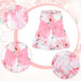 Vestido floral para perro, con lazo rosa, vestidos de princesa para mascotas para chihuahua - Quierox - Tienda Online