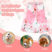 Vestido floral para perro, con lazo rosa, vestidos de princesa para mascotas para chihuahua - Quierox - Tienda Online