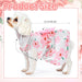 Vestido floral para perro, con lazo rosa, vestidos de princesa para mascotas para chihuahua - Quierox - Tienda Online