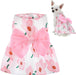 Vestido floral para perro, con lazo rosa, vestidos de princesa para mascotas para chihuahua - Quierox - Tienda Online