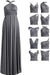 Vestido Infinity de 72styles con bandeau, convertible para damas - Quierox - Tienda Online