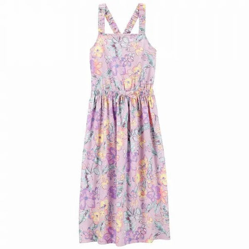 Vestido largo de jersey con estampado floral OshKosh B'gosh para niña - Quierox - Tienda Online