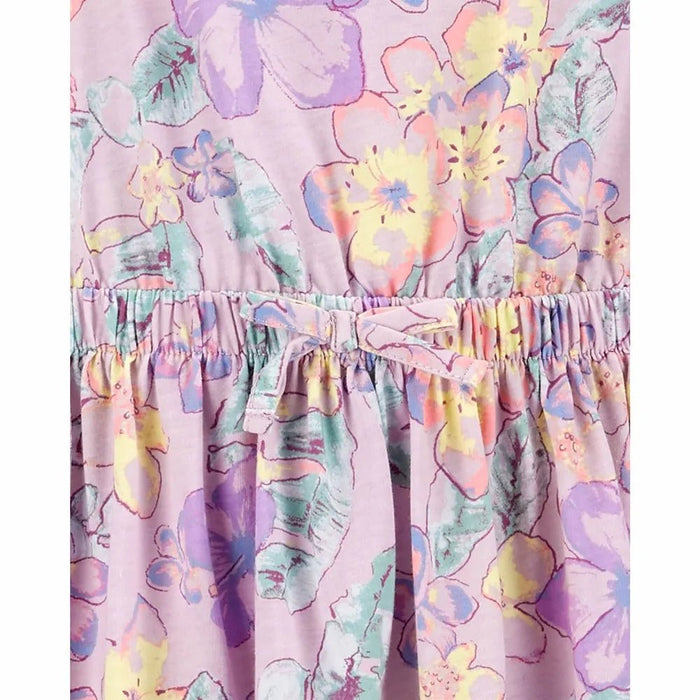 Vestido largo de jersey con estampado floral OshKosh B'gosh para niña - Quierox - Tienda Online