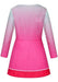Vestido rosa de animadora con pompones de color rosa - Quierox - Tienda Online