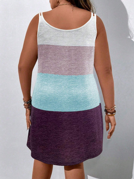 Vestido sin mangas estampado sencillo para uso diario para mujer - Quierox - Tienda Online