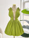 Vestido Sweetra de mujer, con tirantes en la espalda y botón metálico en forma de estrella - Quierox - Tienda Online