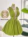 Vestido Sweetra de mujer, con tirantes en la espalda y botón metálico en forma de estrella - Quierox - Tienda Online